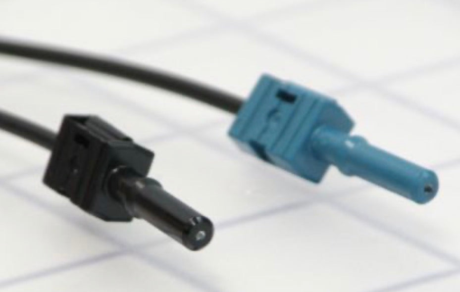 ABB FIBER OPTIC CABLE, SINGLE, PLASTIC, 2m LONG, TWO PIECES, FOR ACS800 & DCS800