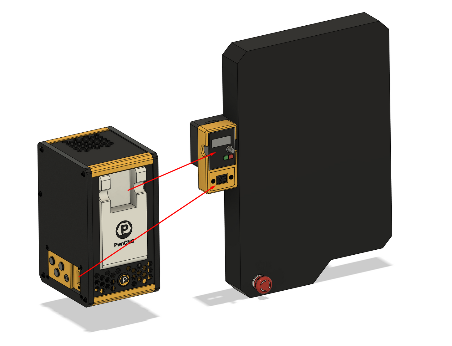 VFD Keypad & Manual Override Mount Kit for Masso Touch