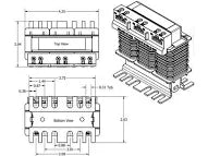 TCI Line Reactor - 3%, 3 HP, 230V, 12A, 3-Phase | Model KDRAA28L2