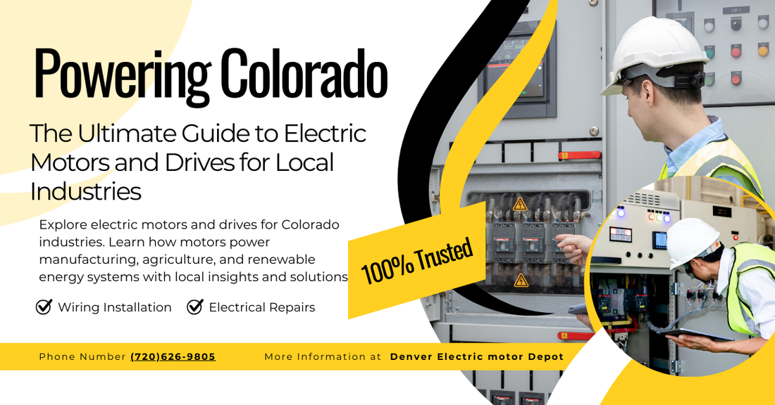 Powering Colorado: The Ultimate Guide to Electric Motors and Drives for Local Industries
