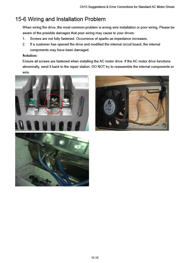 Delta VFD-ED AC Drive - 15 HP, 230V, 3-Phase Input/Output | Model VFD110ED23S