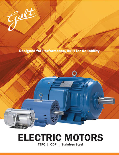 Galt Electric GPT0200-4-256T-K Motor - 20 HP, 1800 RPM, 3-Phase, TEFC, 256T Frame