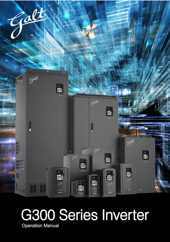 Galt Electric G300 VFD - 1HP, 240V, Constant Torque, IP 20 | Model G320-00045UL-01