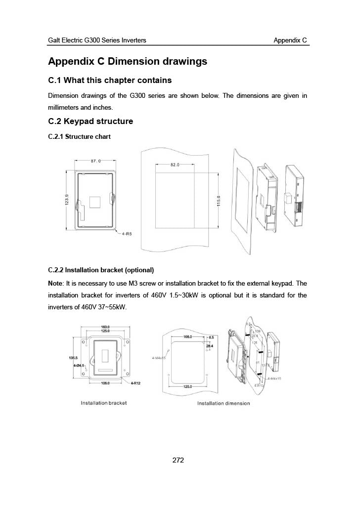 Galt Electric G300 VFD - 1HP, 240V, Constant Torque, IP 20 | Model G320-00045UL-01