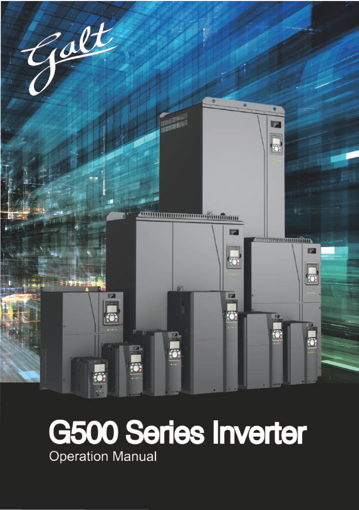 Galt Electric G500 VFD - 10 HP, 480V, 3-Phase Input/Output | Model G540-00140UL-03