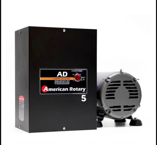 Rotary Phase Converter, 15hp, 240V, Wall Mount, Indoor, Made in the USA, Premium Feet