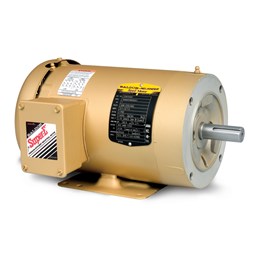 Baldor CEM3555 Motor - 2 HP, 3490 RPM, 3-Phase, TEFC, 60 Hz, 56C Frame
