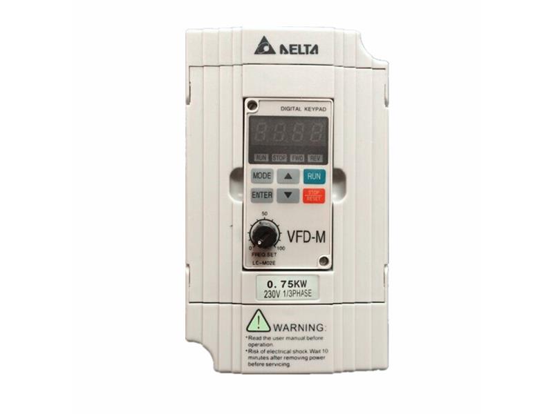 Delta VFD-M VFD - 1 HP, 575V, 3-Phase, IP20 Enclosure | Model VFD007M53A