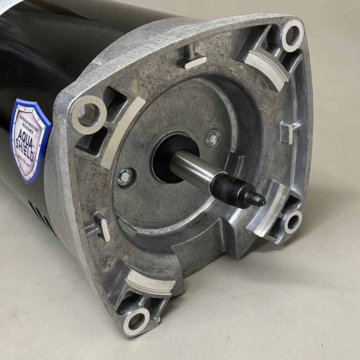 US MOTORS Square Flange Pool Pump Motor 5/8" Diameter Shaft Black ASB843