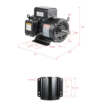 5HP Air Compressor Electric Motor (230V 25A)