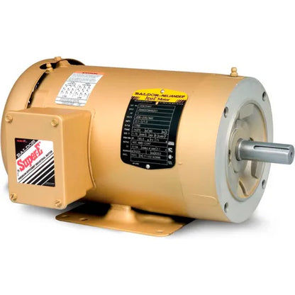 Baldor CEM3550T Motor - 1.5 HP, 3500 RPM, 3-Phase, TEFC, 60 Hz, 143TC Frame