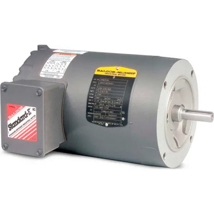 Baldor CNM3531 Motor - 0.25 HP, 1160 RPM, 3-Phase, TENV, 60 Hz, 56C Frame