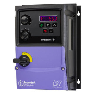 Invertek OptiDrive E3 VFD - 0.5 HP, 480V, 3-Phase Input/Output | Model ODE-3-140012-3F1B