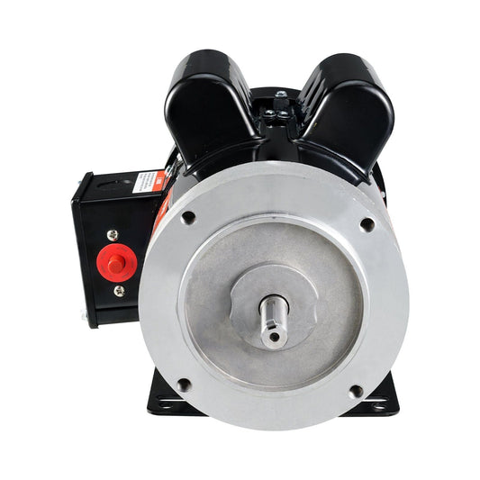 2HP Electric Motor 1725 rpm, AC 115V/230V, 56C Frame, Air Compressor Motor Single Phase, 5/8" Keyed Shaft, CW/CCW Rotation for Agricultural Machinery and General Equipment