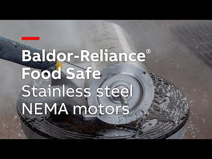 Baldor CEWDM3611T Motor - 3 HP, 1760 RPM, 3-Phase, TEFC, Wash Down Duty, 60 Hz, 182TC Frame