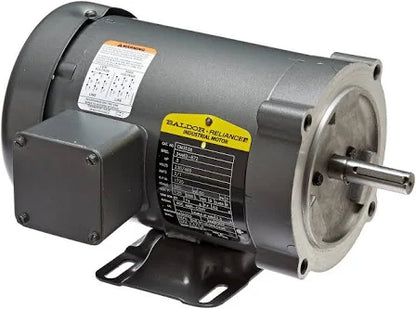 Baldor CM3538 Motor - 0.33 HP, 1730 RPM, 3-Phase, TEFC, 60 Hz, 56C Frame