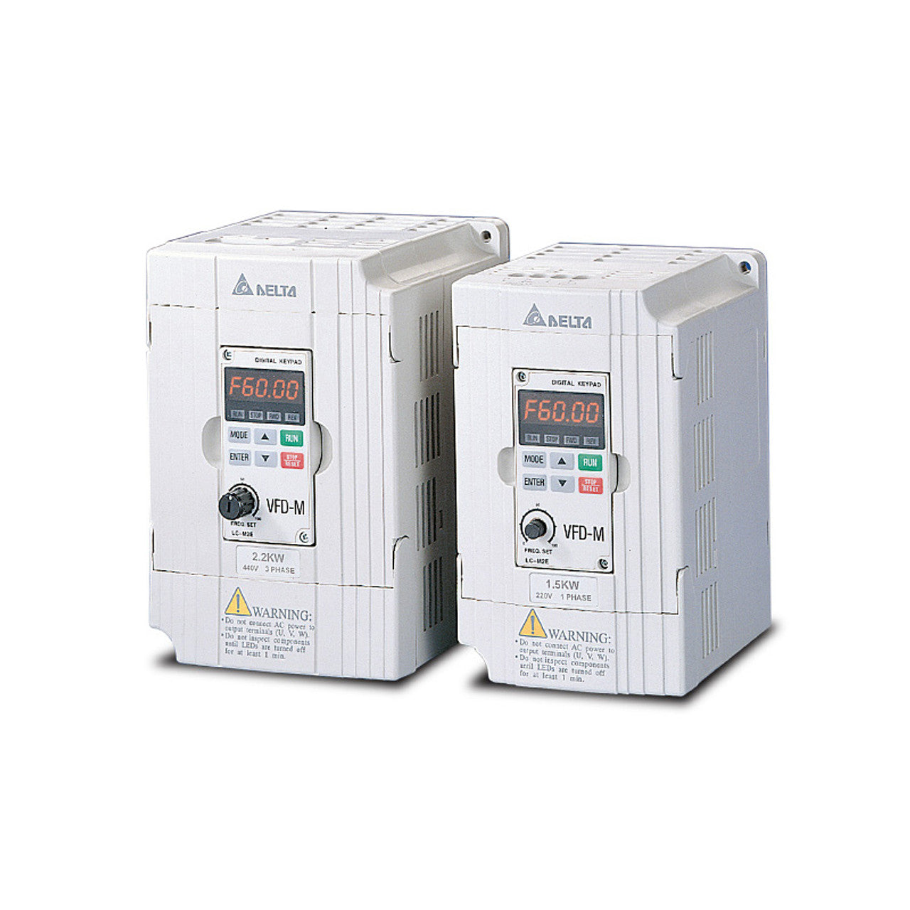 Delta VFD-M VFD - 1 HP, 575V, 3-Phase, IP20 Enclosure | Model VFD007M53A