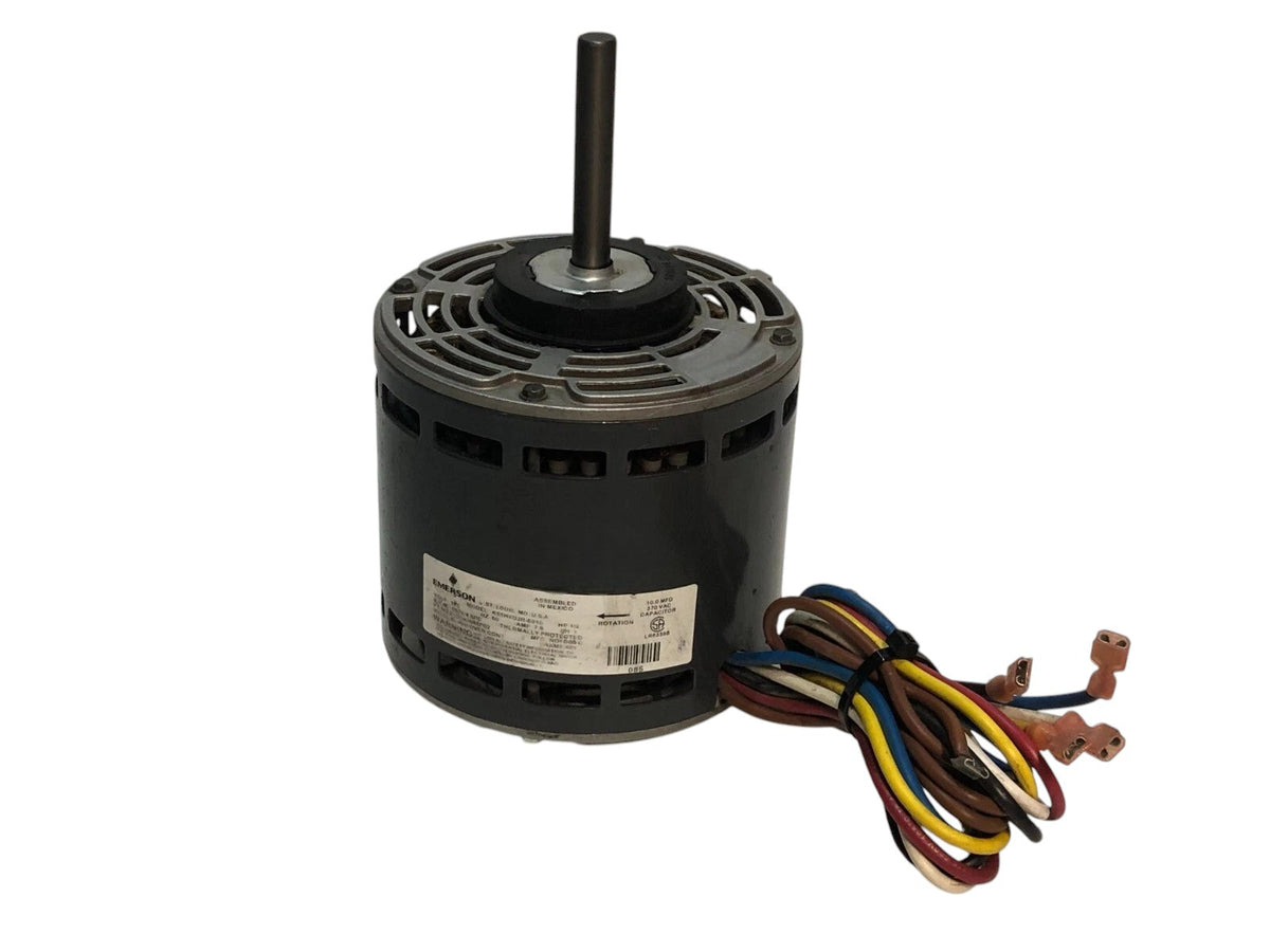 Emerson K55HXDJR-6910 Blower Motor 21D340085P02 115 V 1/2 HP (Refurbed)